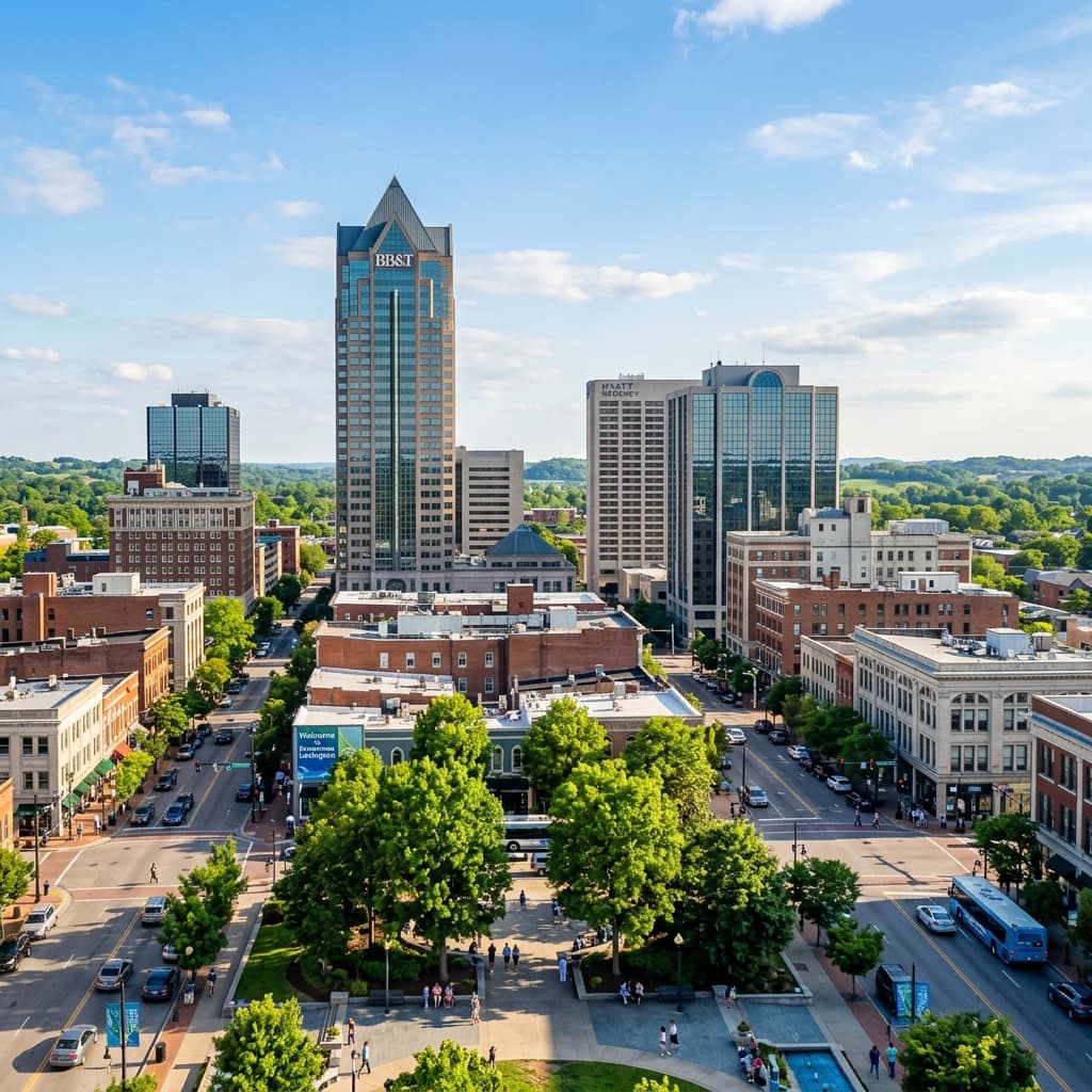 Lexington Kentucky Skyline